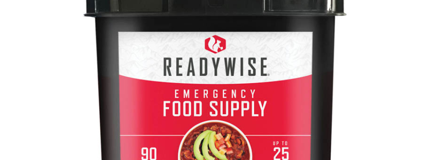 Ready wise emergency food supply 90 servings of organic Bucket Up to 25 year shelf life